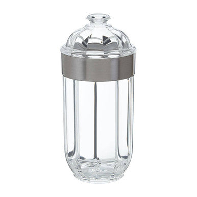 Orsina Guan Large Silver Acrylic Storage Jar | Airtight Kitchen Canister