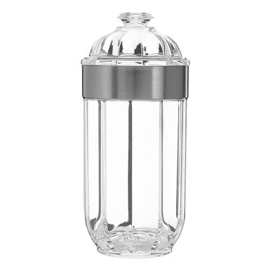 Orsina Guan Large Silver Acrylic Storage Jar | Airtight Kitchen Canister