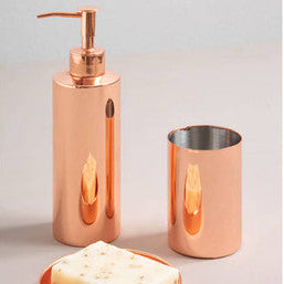 Orsina Clara Rose Gold Lotion Dispenser – Modern Bathroom Pump