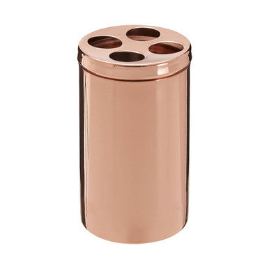 Orsina Clara Rose Gold Toothbrush Holder – Modern Bathroom Organizer