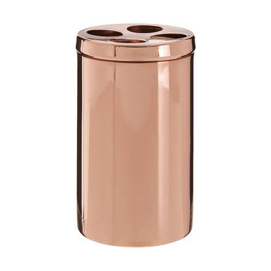 Orsina Clara Rose Gold Toothbrush Holder – Modern Bathroom Organizer