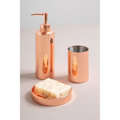 Orsina Clara Rose Gold Soap Dish – Modern Luxury Bathroom Soap Holder