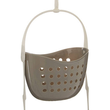 Orsina Dara 3 Tier Grey Shower Caddy | Modern Bathroom Organiser