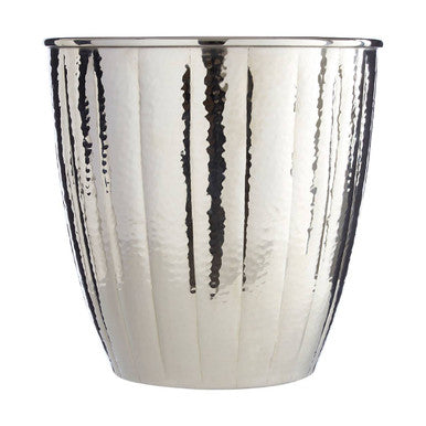 Orsina Hammered Nickel Waste Bin – Modern Bathroom Trash Basket