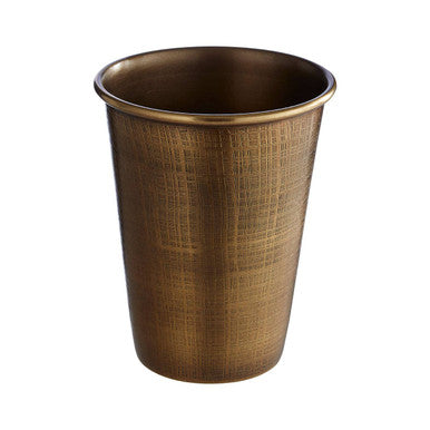 Orsina Antique Brass Tumbler – 300ml Bathroom & Vanity Organizer