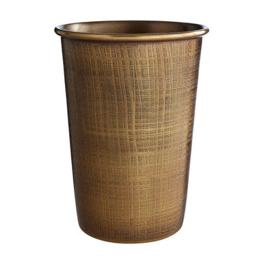 Orsina Antique Brass Tumbler – 300ml Bathroom & Vanity Organizer