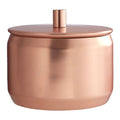 Orsina Traze Copper Finish Storage Canister | Bathroom & Vanity Organizer
