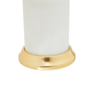Orsina Mako White Marble Toothbrush Holder – Modern Vanity Organiser