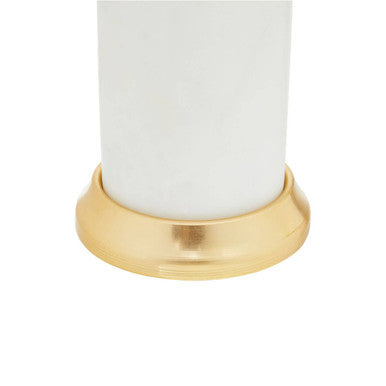 Orsina Mako White Marble Tumbler – Modern Stone Toothbrush Holder