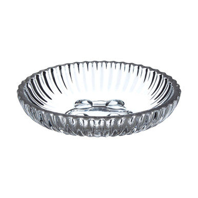 Orsina Ticino Brittany Clear Glass Soap Dish | Modern Bathroom Holder