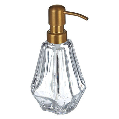Orsina Ticino Louvre Clear Lotion Dispenser – Modern Bathroom Soap Pump