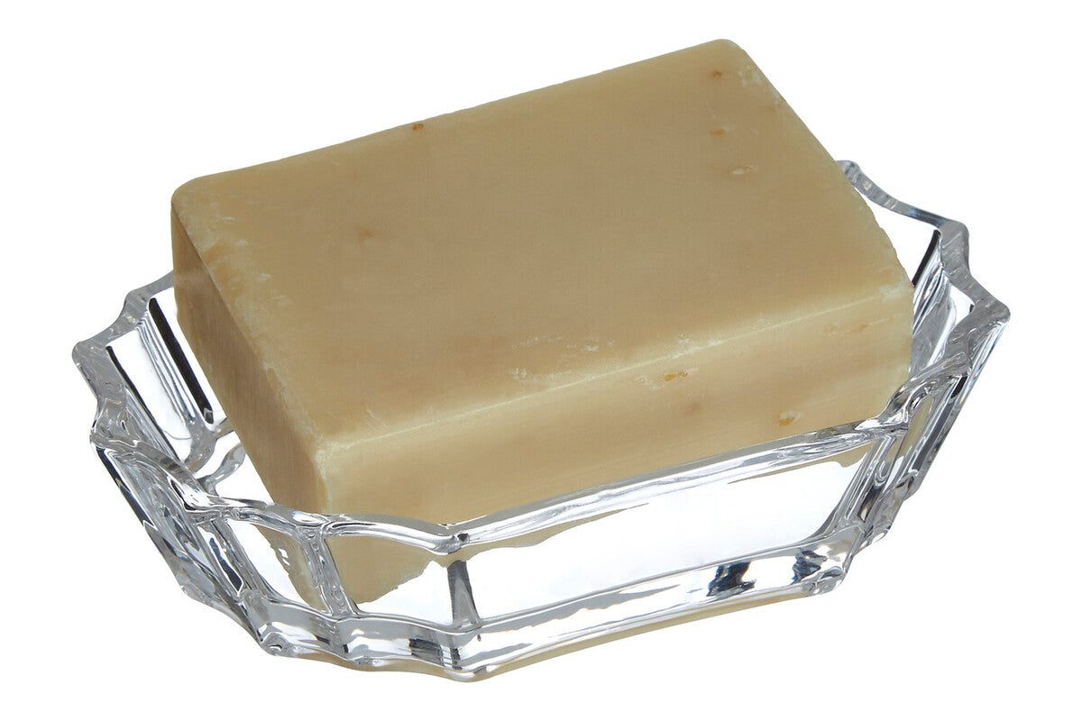 Orsina Ticino Louvre Clear Soap Dish – Modern Bathroom Accessory