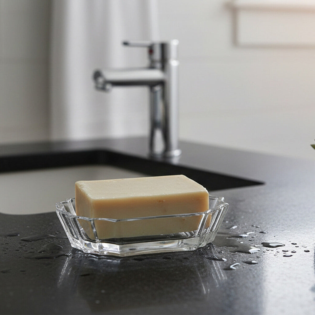 Orsina Ticino Louvre Clear Soap Dish – Modern Bathroom Accessory