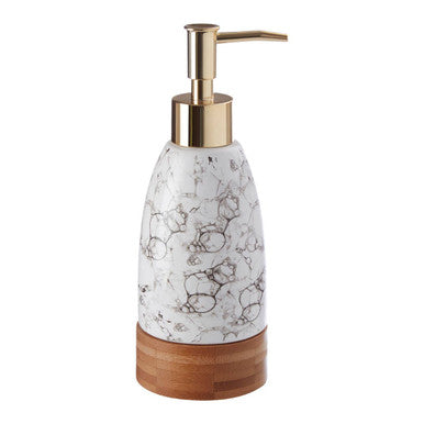 Orsina Earth 3-Piece Marble Print Bathroom Accessory Set | Vanity Decor