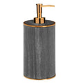 Orsina Bosco Grey Marble and Gold Lotion Dispenser for Bathroom