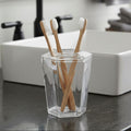 Orsina Dow Clear Acrylic Toothbrush Holder – Modern Bathroom Storage