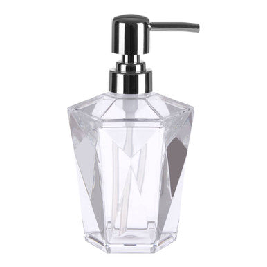Orsina Dow Clear Acrylic Lotion Dispenser – Modern Countertop Pump