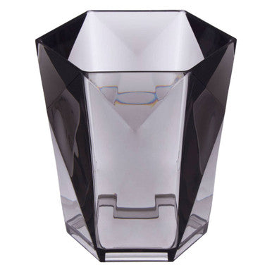 Orsina Dow Grey Acrylic Tumbler | Modern Bathroom Toothbrush Holder