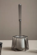 Orsina Dow Grey Acrylic Toilet Brush Holder – Modern Bathroom Storage