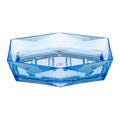Orsina Dow Blue Acrylic Soap Dish – Modern Bathroom Countertop Holder