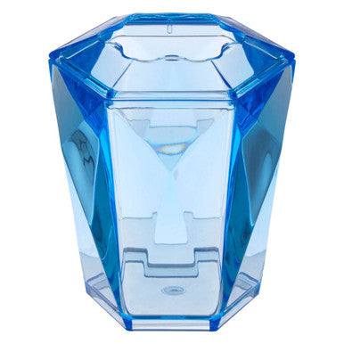 Orsina Dow Blue Acrylic Toothbrush Holder – Modern Bathroom Organiser