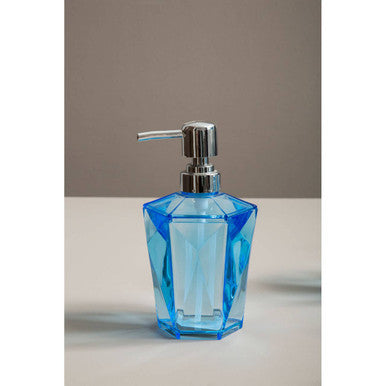Orsina Dow Blue Acrylic Lotion Dispenser – Modern Bathroom Soap Pump