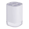 Orsina Ando White Acrylic Toothbrush Holder – Modern Bathroom Organiser