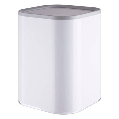 Orsina Ando White Acrylic Waste Bin – Modern Minimalist Bathroom Bin