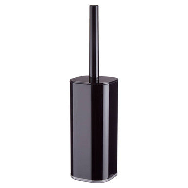 Orsina Ando Black Acrylic Toilet Brush Holder – Modern Bathroom Storage
