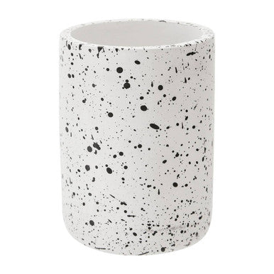 Orsina Mozie Speckled Effect Bathroom Tumbler & Toothbrush Holder