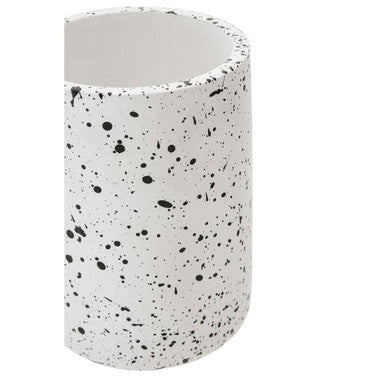 Orsina Mozie Speckled Effect Bathroom Tumbler & Toothbrush Holder