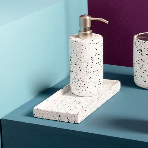Orsina Mozie Speckled Effect Countertop Tray | Vanity & Skincare Organizer