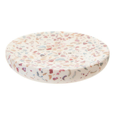 Orsina Mozie Terrazzo Effect Soap Dish – Modern Bathroom Sink Organizer