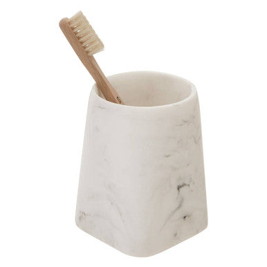 Orsina Riviera Grey Bathroom Tumbler – Modern Toothbrush Holder Cup