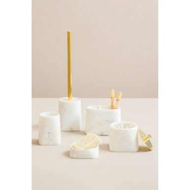 Orsina Riviera Grey Bathroom Tumbler – Modern Toothbrush Holder Cup