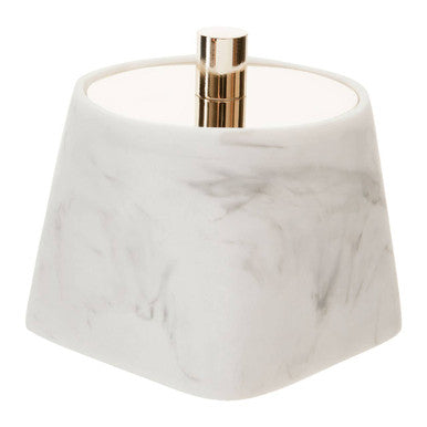 Orsina Riviera White Cotton Jar – Premium Bathroom Vanity Organiser