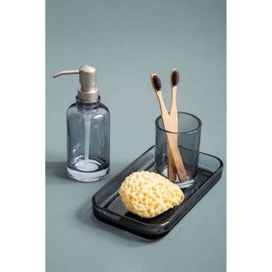 Glass Bathroom Tumbler by Orsina – Luxury Toothbrush Holder & Vanity Cup
