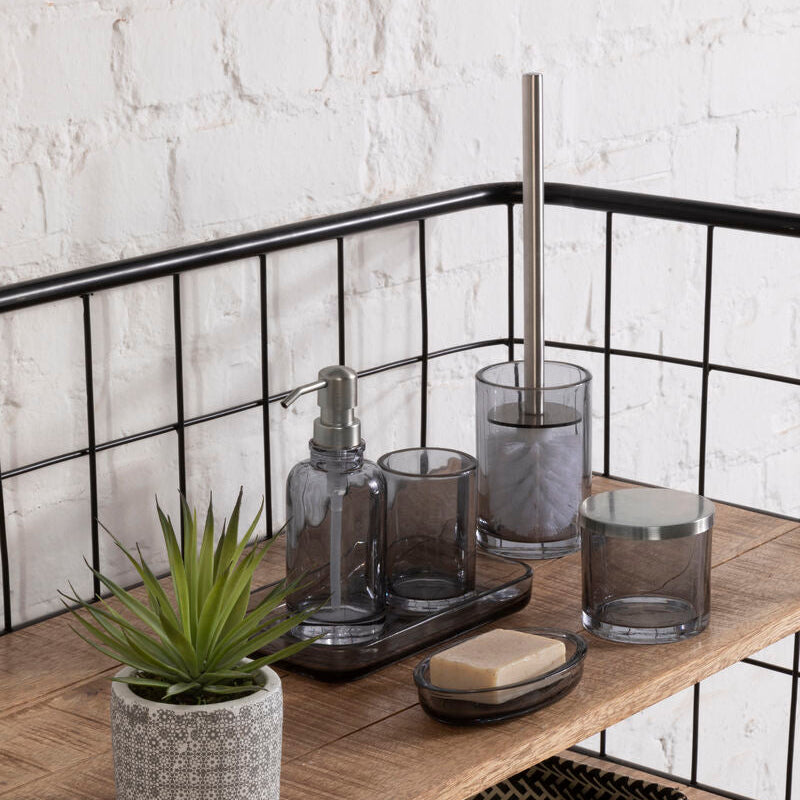 Orsina Ridley Black Cotton Jar | Modern Bathroom Vanity Organiser