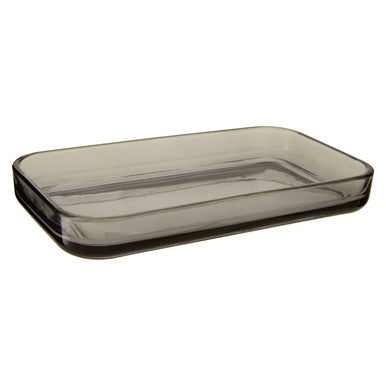 Orsina Ridley Glass Vanity Tray – Elegant Perfume and Jewelry Organizer