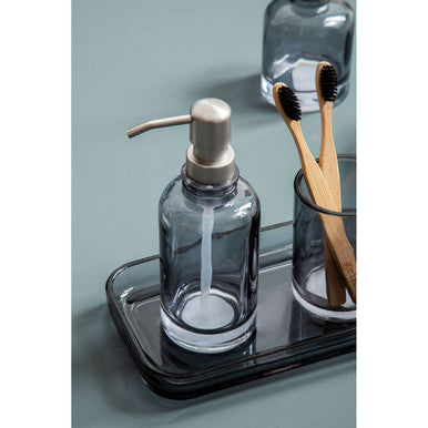 Orsina Ridley Glass Vanity Tray – Elegant Perfume and Jewelry Organizer