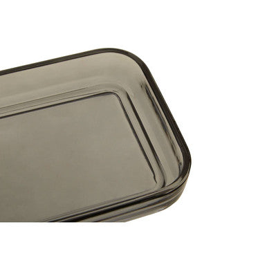Orsina Ridley Glass Vanity Tray – Elegant Perfume and Jewelry Organizer