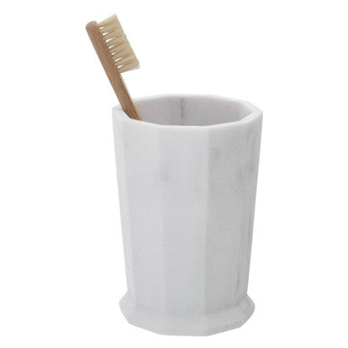 Orsina Riviera Grey Bathroom Tumbler – Modern Vanity Toothbrush Holder