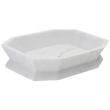 Orsina Riviera Grey Soap Dish – Modern Ceramic Bathroom Soap Holder