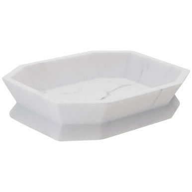 Orsina Riviera Grey Soap Dish – Modern Ceramic Bathroom Soap Holder