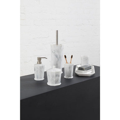 Orsina Riviera Grey Soap Dish – Modern Ceramic Bathroom Soap Holder