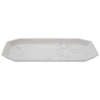 Orsina Riviera Marble Effect Vanity Tray – Luxury Bathroom Organizer