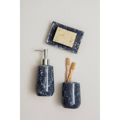 Orsina Bubble Marble Toothbrush Holder – Modern Bathroom Organizer