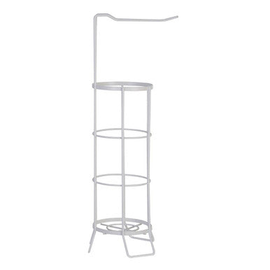 Orsina Linnea White Toilet Roll Holder – Modern Minimalist Bathroom