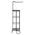 Orsina Linnea Black Toilet Roll Holder and Storer | Bathroom Storage
