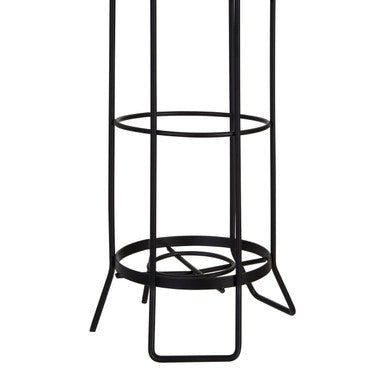 Orsina Linnea Black Toilet Roll Holder and Storer | Bathroom Storage